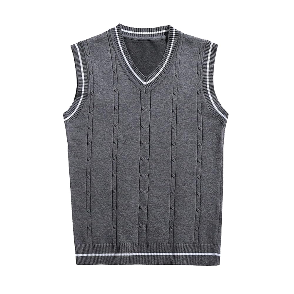 VAN Jaket ストライプ ノースリーブ ベスト ネイビー Amazon.co.jp: [Eolluka] スクールベスト 女子 学生 JK 制服